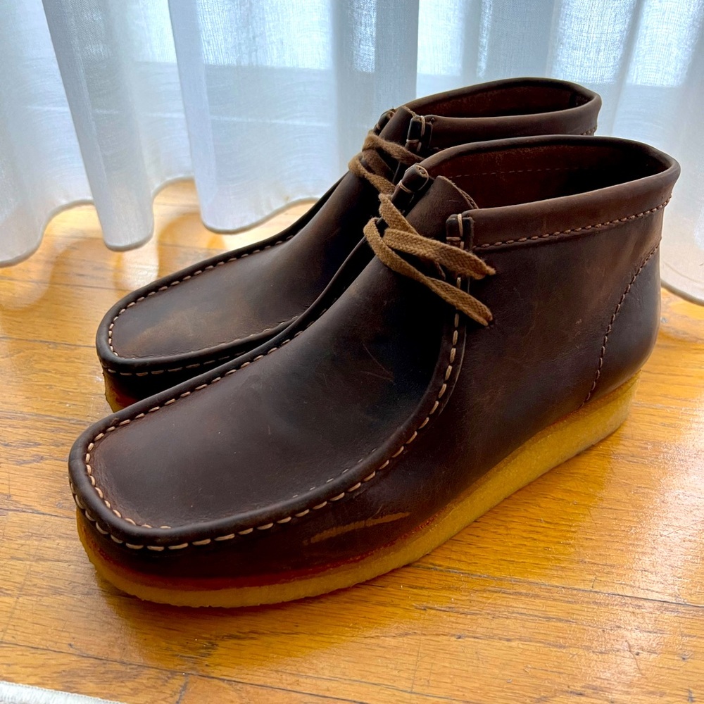 Wallabees by Clark’s Originals. Men’s size 8. EU 41. Women’s 11.